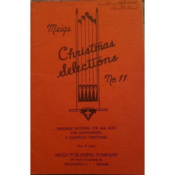 Meigs Christmas Selections 1945 Vintage Booklet from Meigs Publishing Co. Indian - Picture 1 of 5